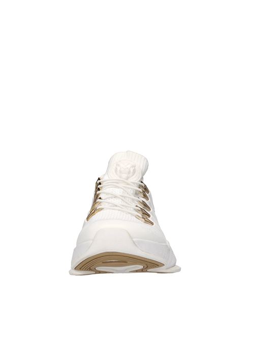 Sneakers in ecopelle e tessuto PLEIN SPORT | SADS USC0518 STE003NBIANCO-ORO